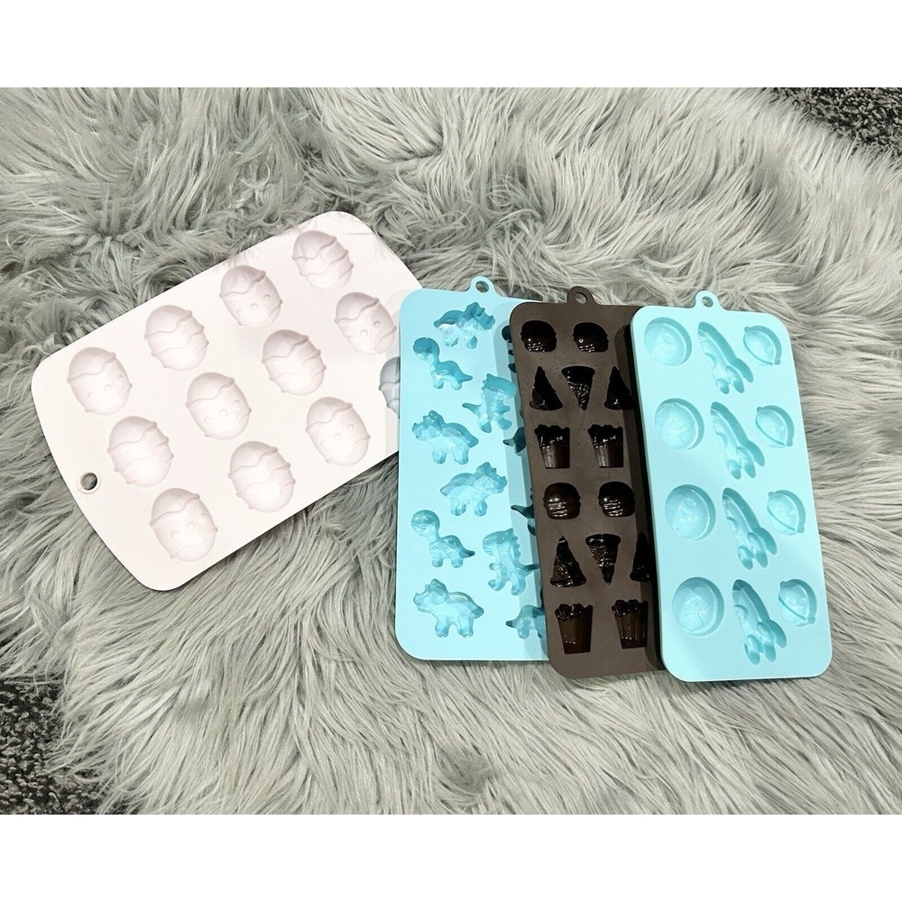 Silicone Mold Making Sets-‎ Dinosaur-Easter-Fast Food- Space